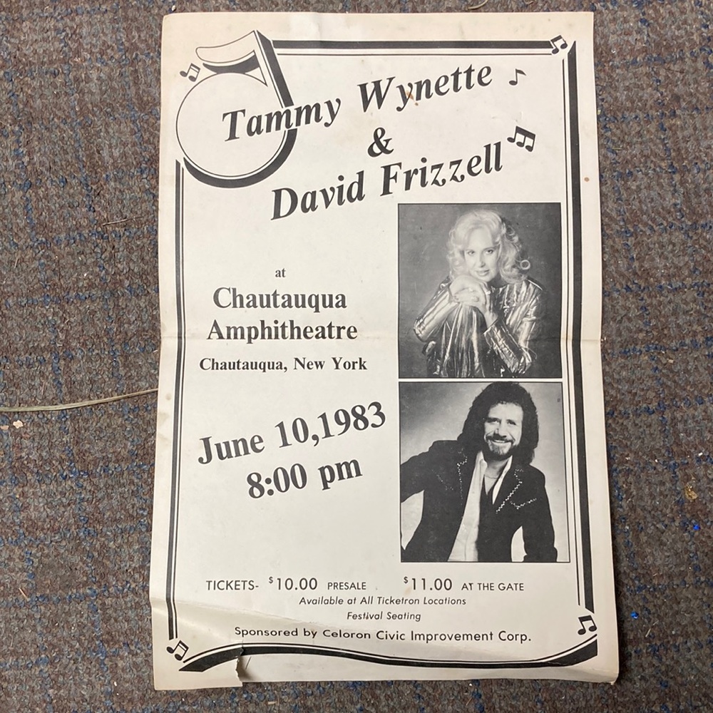 Tammy Wynette & David Frizzell Event poster